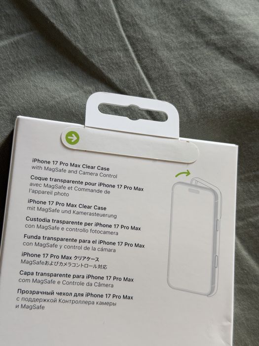 Capa Transparente Original Apple para iPhone 17 Pro Max