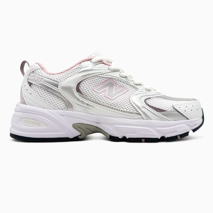 Кросівки Кроссовки New Balance 530 White Silver Pink Белый Серебристый Розовый Білий Срібний Рожевий Кросовки Демісезон
