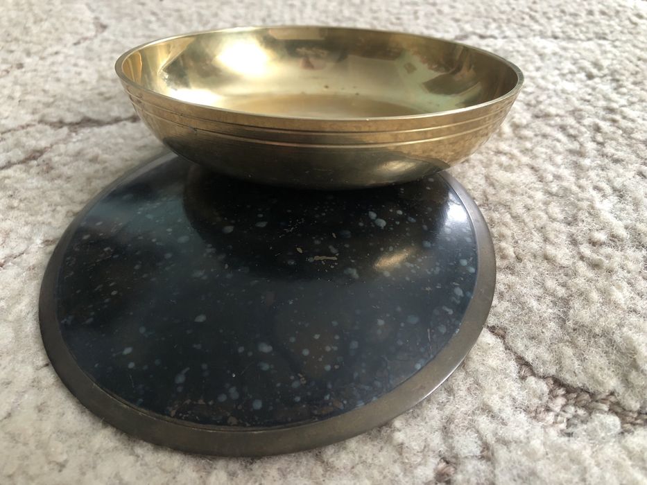 Шкатулка латунна