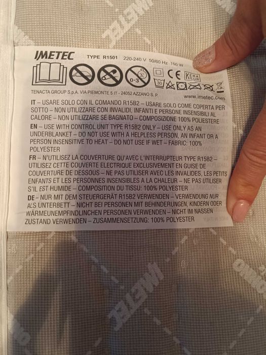 Mata grzewcza Imetec na pilota 150 Wat