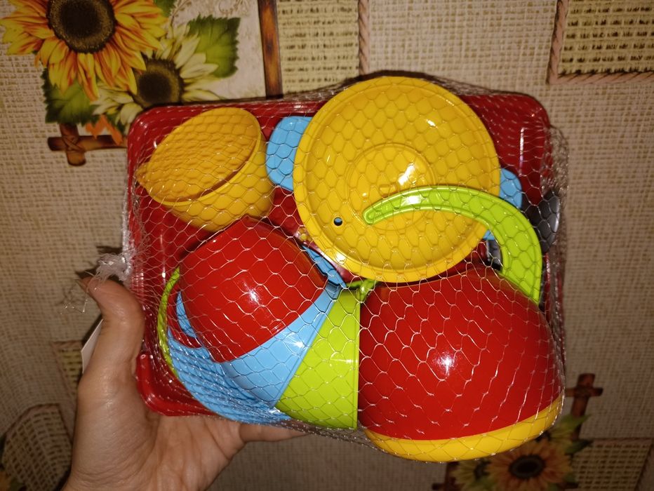 Нова дитяча посудка набір кухня посуд плита