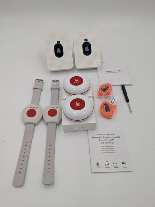 Bransoletka alarmowa dla seniorów lub dzieci