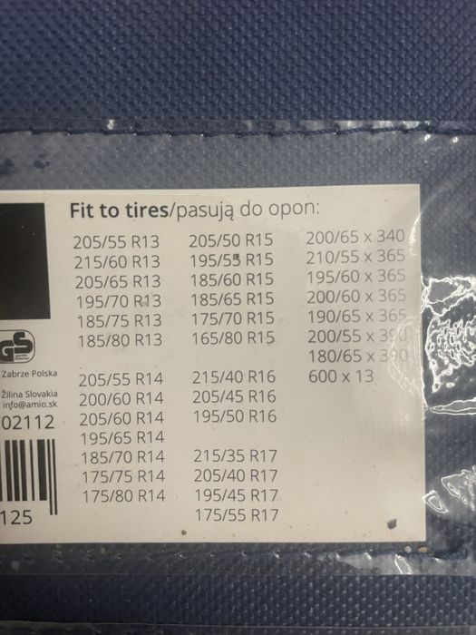 Łańcuchy do kół śnieżne