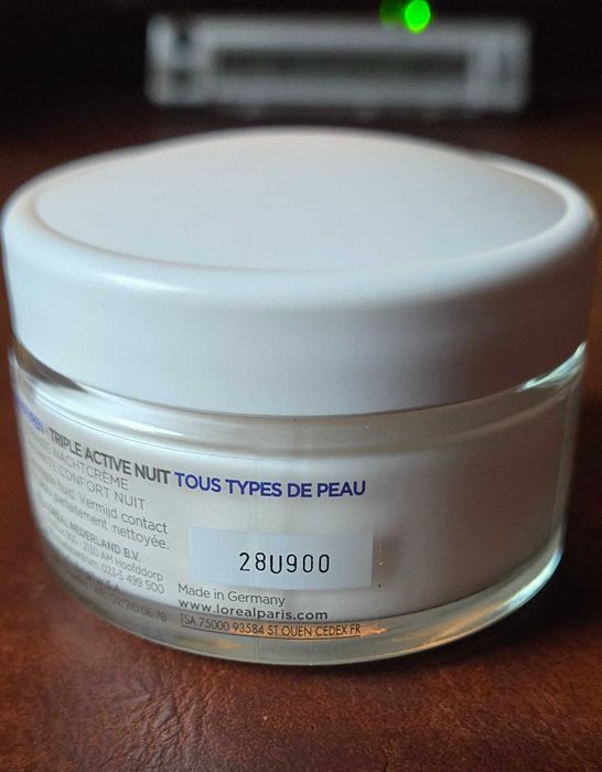 Nowy krem na noc L’Oréal Paris Triple Active, 50 ml