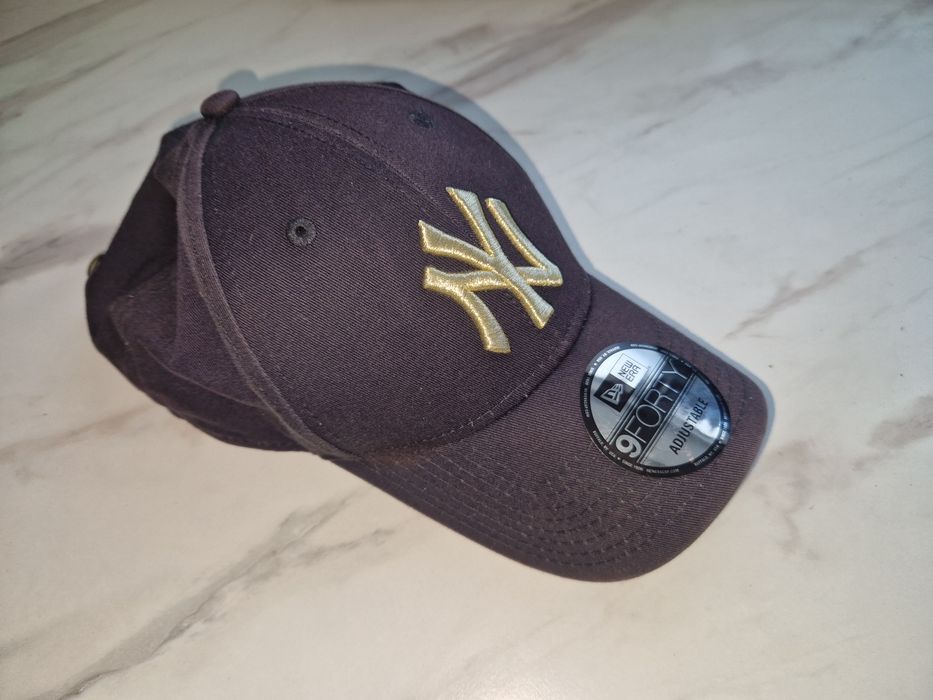 Czapka z daszkiem new era granatowa