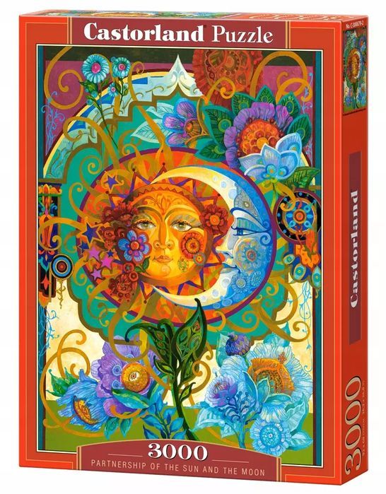 Puzzle 3000 el. Partnerstwo Słońca i Księżyca