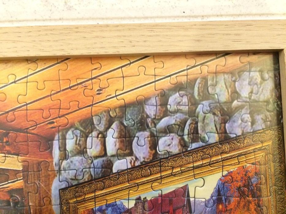 Puzzle 1000 peças Hallstatt clementoni Terminado