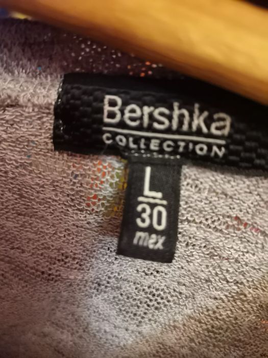 Szary sweterek Bershka