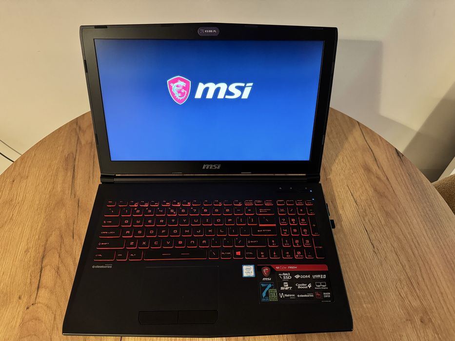 Laptop MSI GL62M 7RDX Gaming/Windows11/SSD/GTX1050-4GB/i5-7th