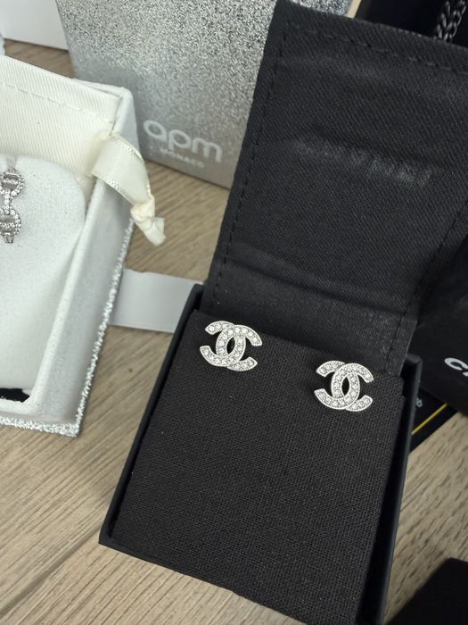Сережки chanel lux