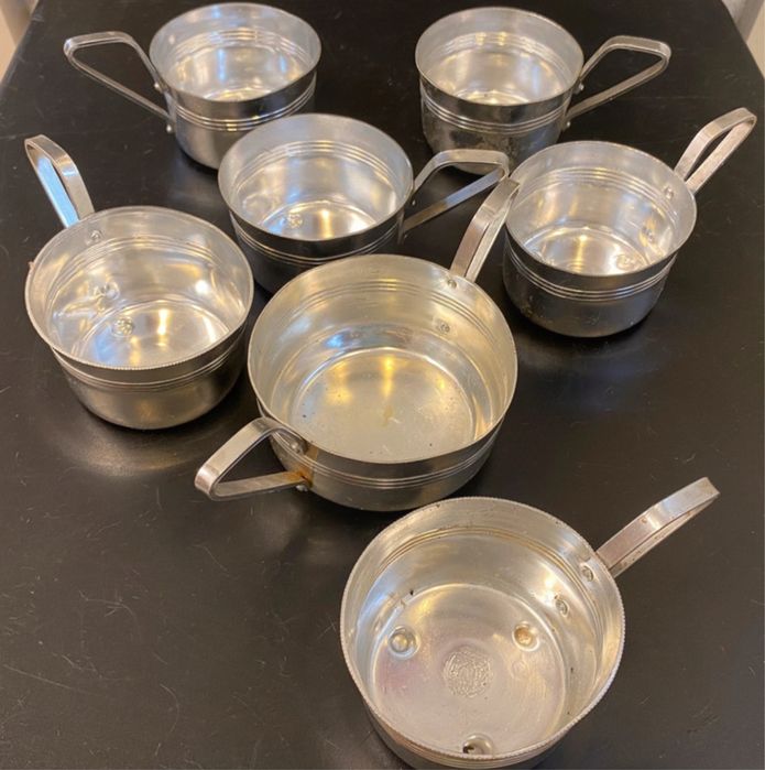 Chozamet Koszyczki na szklanki i na cukiernicę 6+1