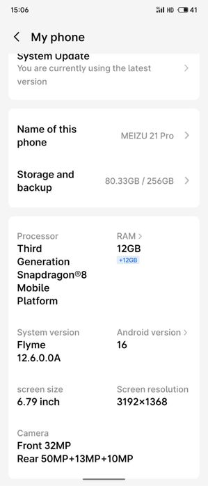 Telefon Meizu 21 Pro