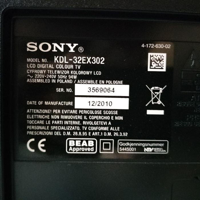 Sprzedam TV Sony 32
