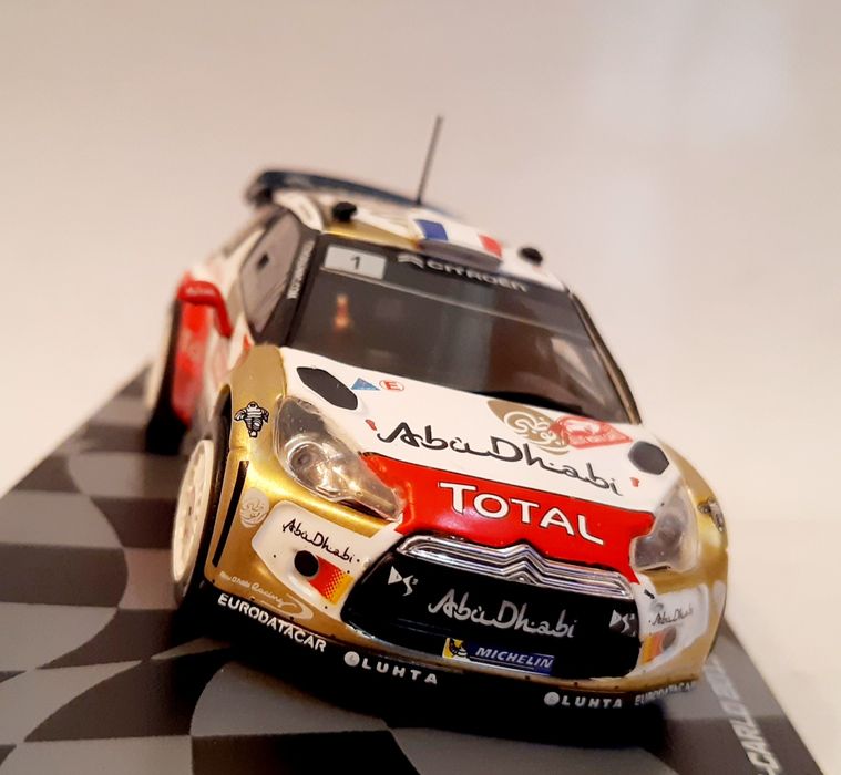 Citroën DS3 WRC 2013 Rally Monte Carlo 1/43 novo