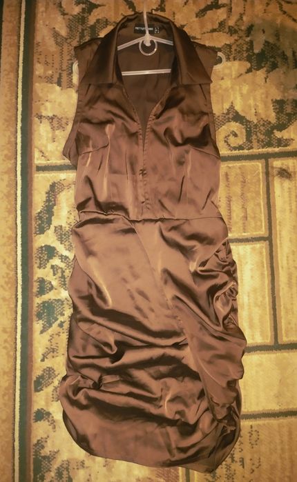 Сукня шовкова шоколадна 42-44р