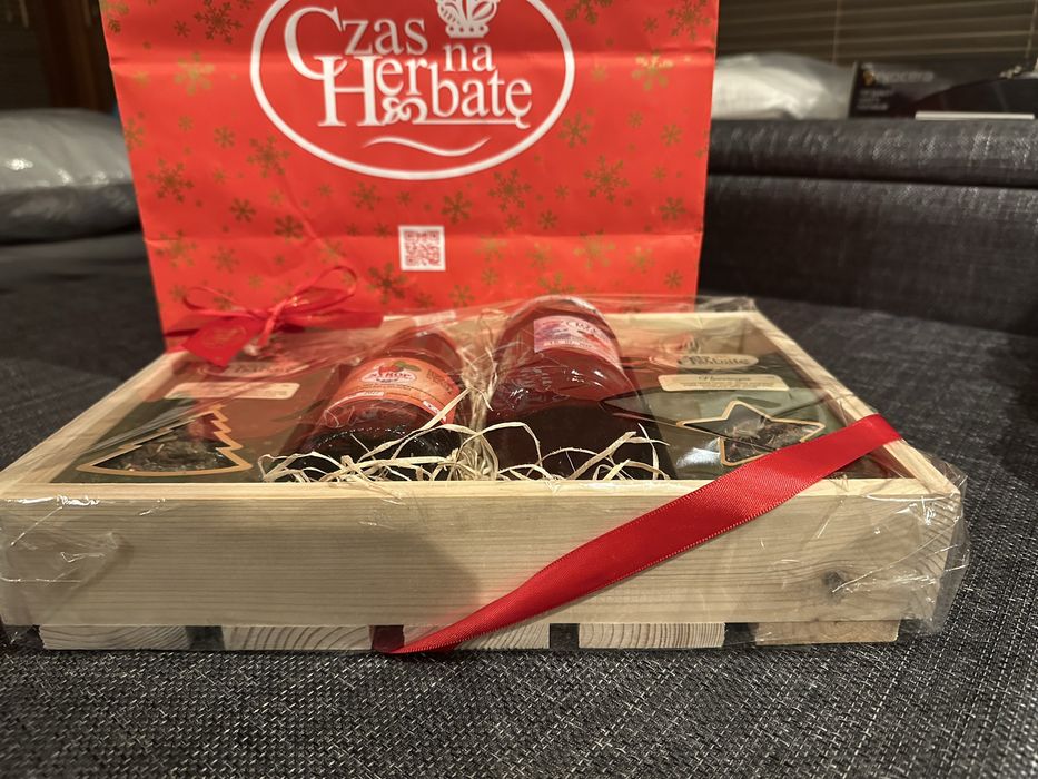 Prezent babcia i dziadek herbaty i dodatki