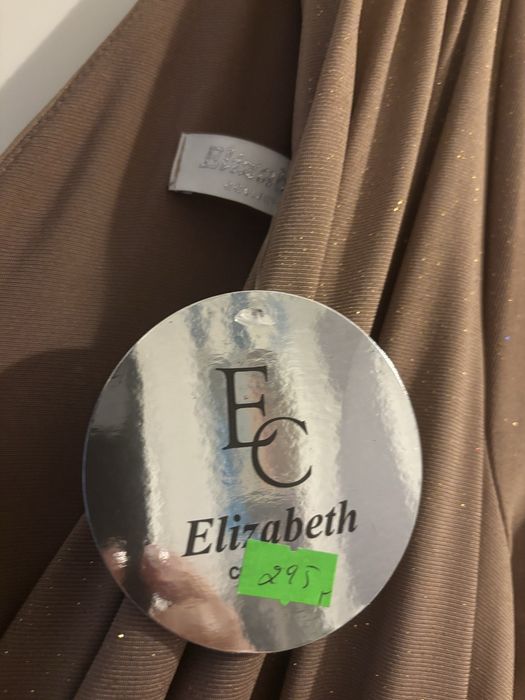 NOWA !!Sukienka wieczorowa mokka