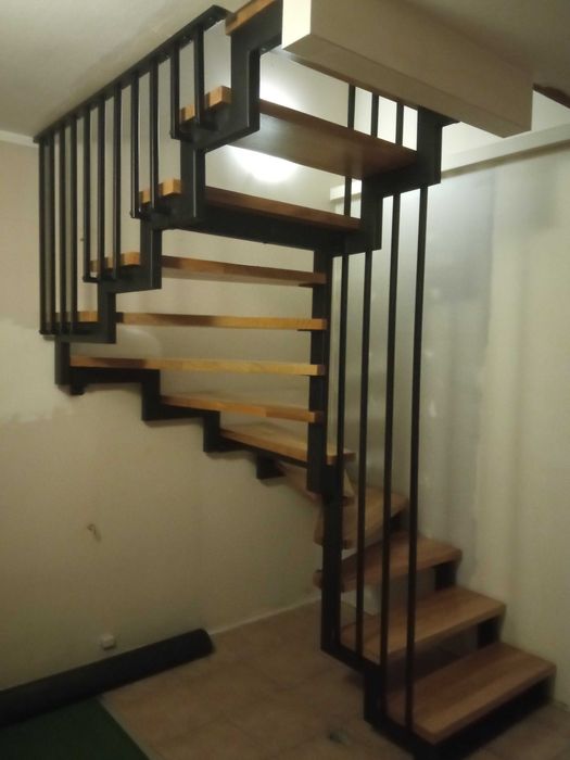 Schody metalowe, loft, nowoczesne, industrialne, zetka