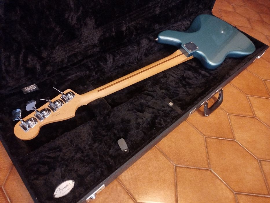 Fender Jaguar Bass Player Series Maple Neck azul Tidepool blue baixo eléctrico made in Mexico 2018