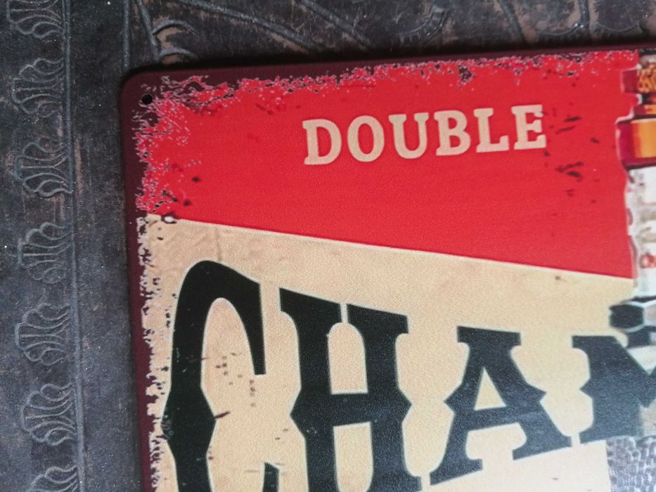 placa em metal , Champion