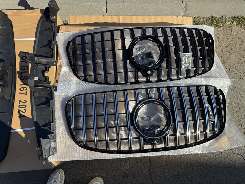 Решетка радиатора GT AMG для Mercedes GLS X167 2024+ Рестайлинг