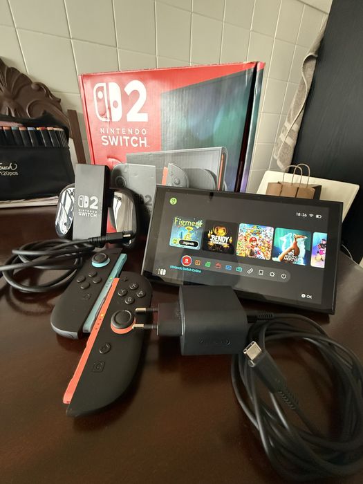 Nintendo Switch 2 + 2 Jogos Físicos | Estado Impecável