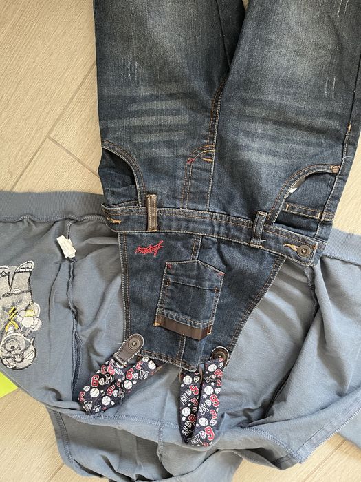 3 spodnie 3 bluzy zimowy spodnie bluza 110-116 Next, Mothercare