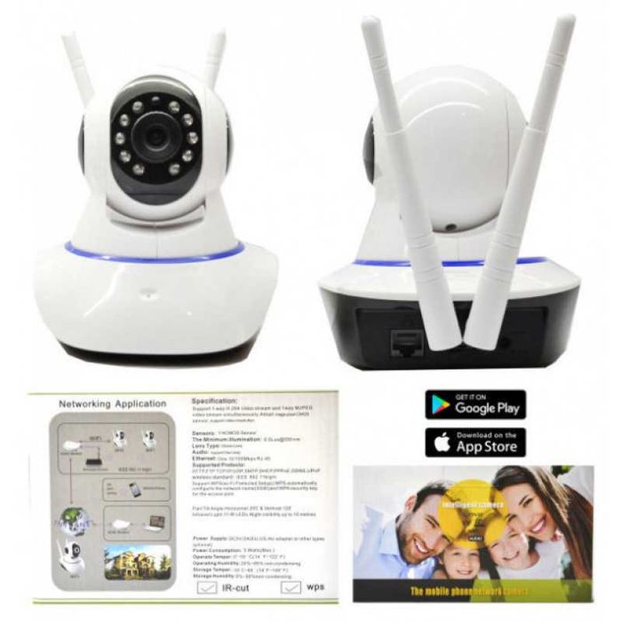 IP камера відеоспостереження WIFI Smart Бездротова поворотна Камера