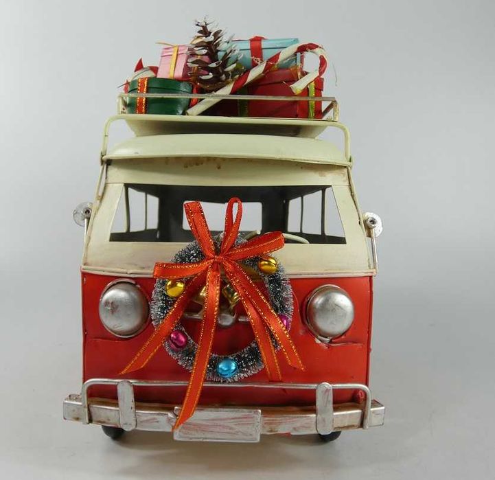 Metal samochód RETRO auto VW OGÓREK pojazd prezent BOŻE NARODZENIE 37c