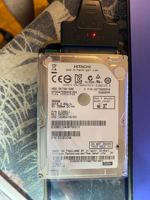 HDD HITACHI 500G (Data storage)