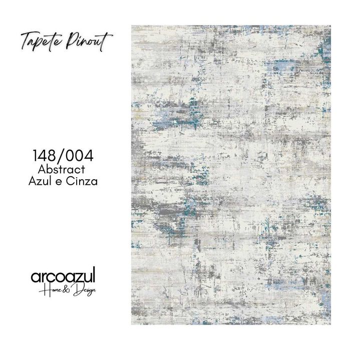 Tapete Pinout Desgastado - 135x195cm - Varias Cores By Arcoazul