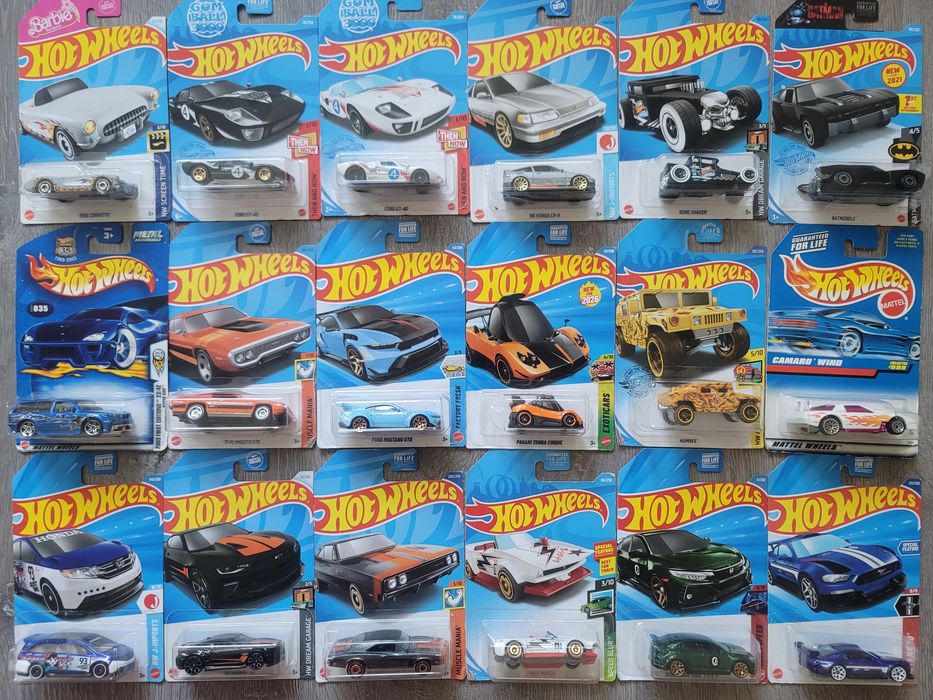 Hot Wheels Mustang Honda Camaro Batman