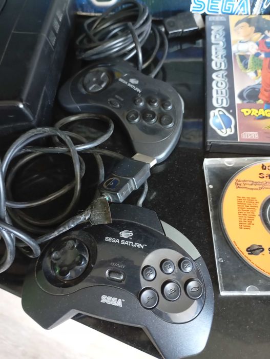Sega saturn com jogos