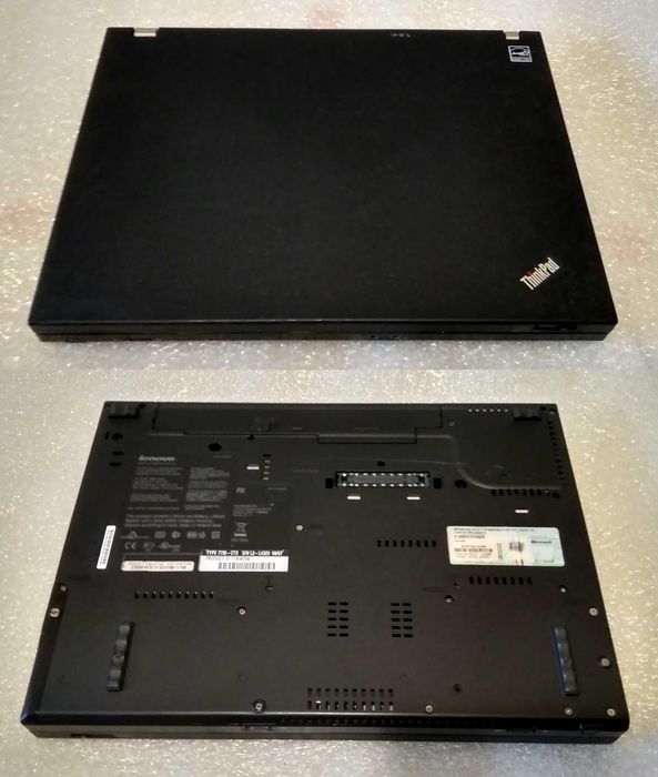 Рабочий ноутбук Lenovo Thinkpad R61 (14.1" 1280х800 HDD 250ГБ 4ГБ ОЗУ)