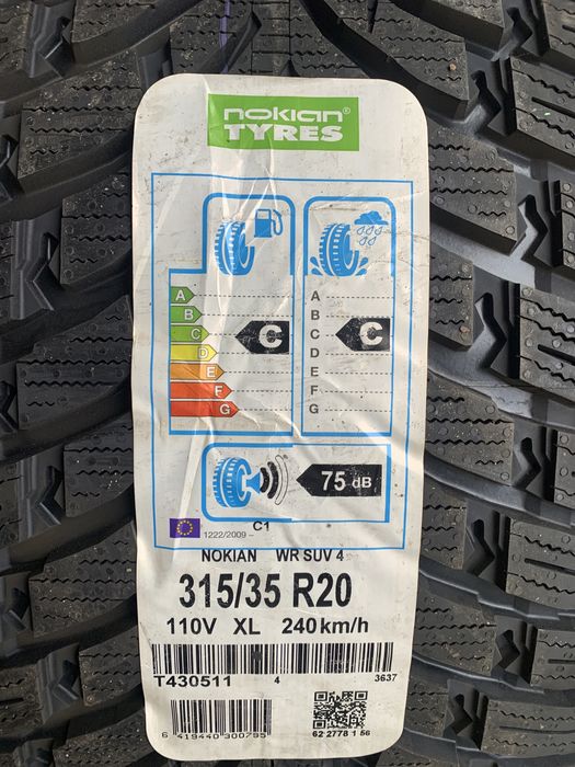 Нові різноширокі 275/40R20 і 315/35R20 Continental Nokian зимові шини
