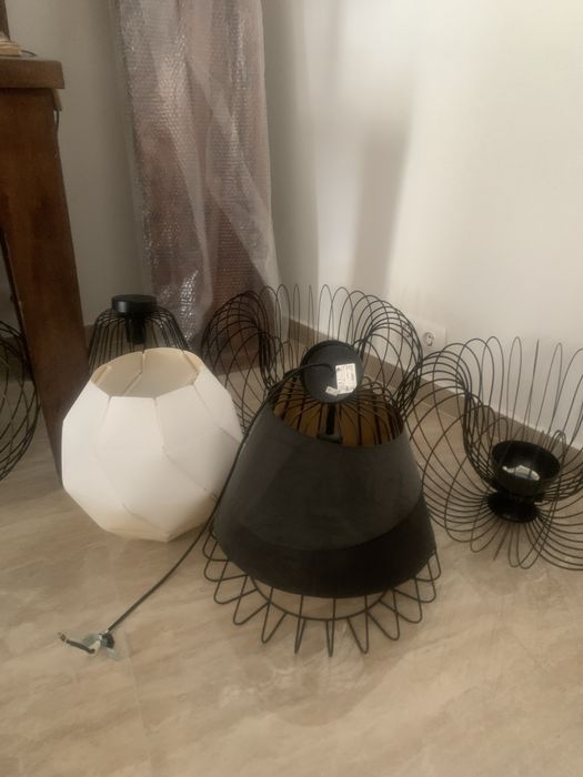Candeeiros de arame preto - Ikea