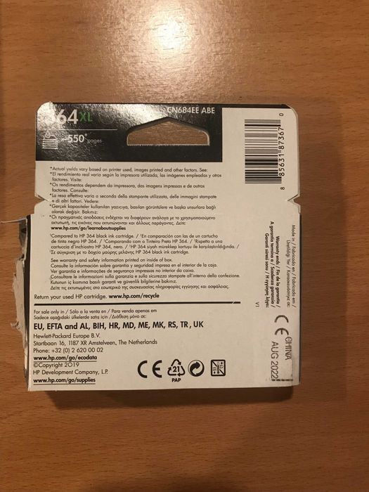 tinteiro HP 364XL (preto)