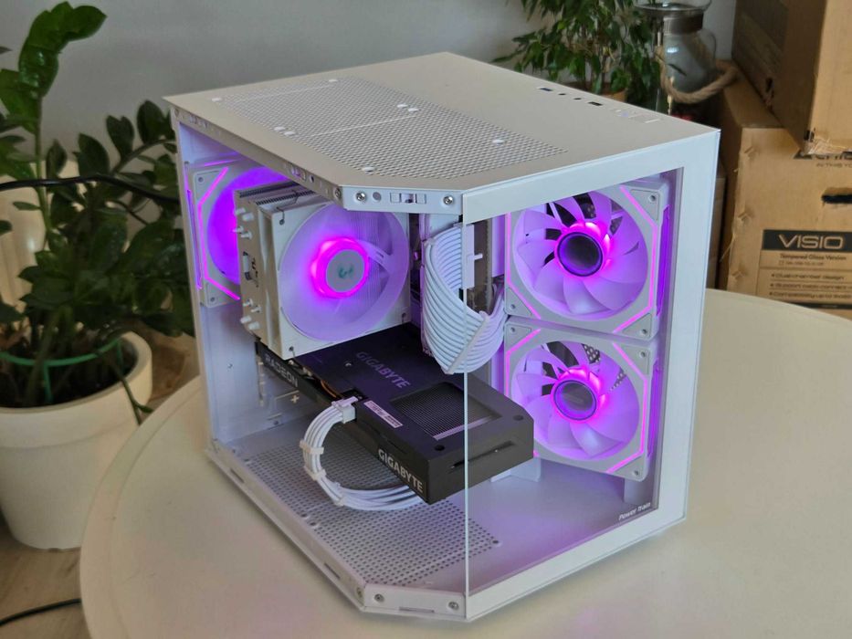 Biały Komputer Gamingowy | RX 6600 | RYZEN 7 | 16GB RAM | WIN 11