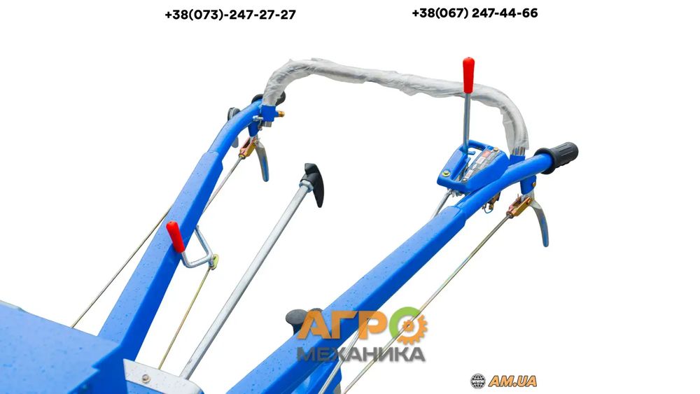 Мотоблок Зубр JR-Q12E, 12 к.с., дизель, рідинне (з фрезою)