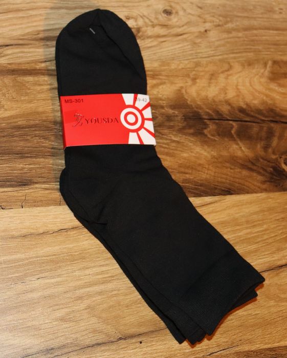 Skarpety Czarne 39-42 Komplet 3 pary