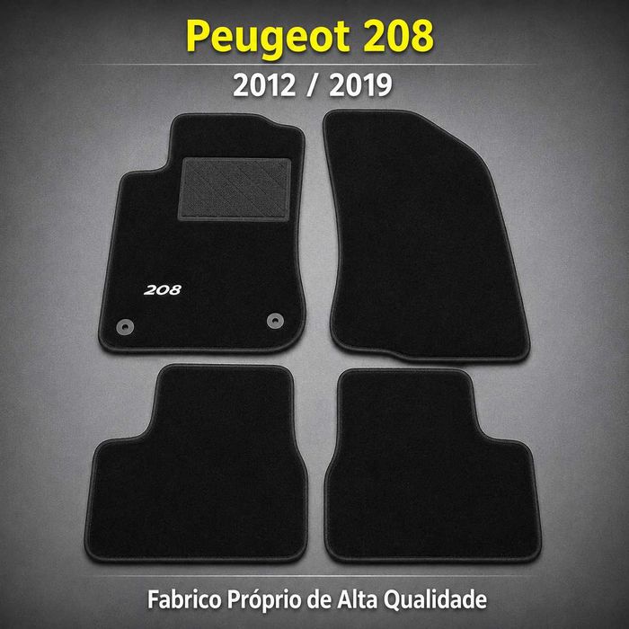 4 Tapetes - Peugeot 208/308/508/2008/3008