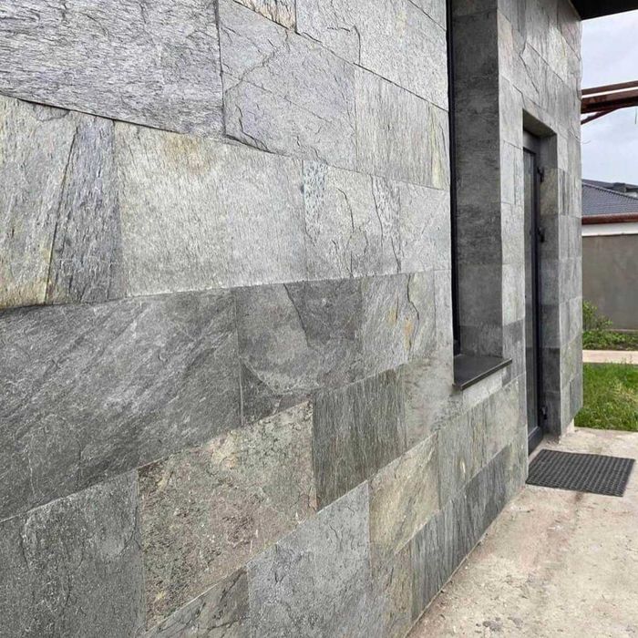 Камінь натуральний природний сланець облицювальна плитка ANTIC  GREEN