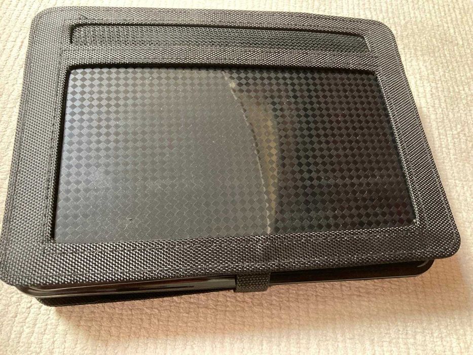 aparelho dvd portatil com alçca para encosto de bancos de carro