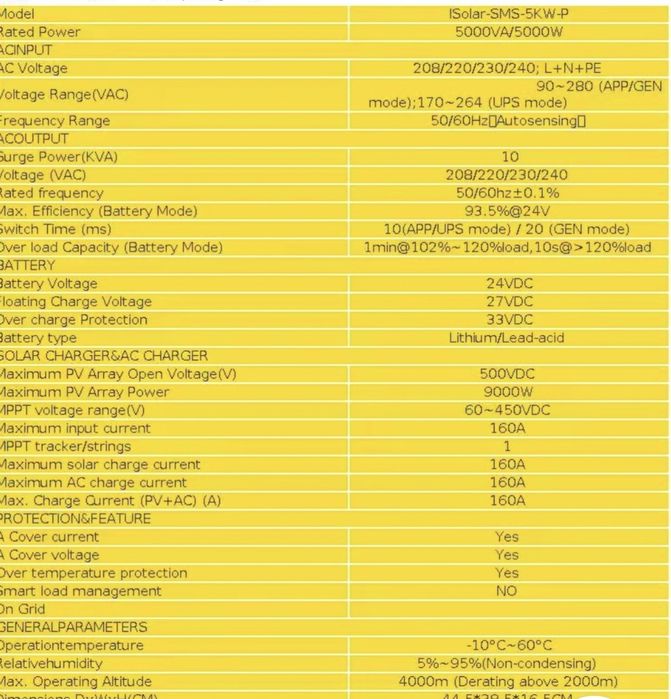 Powland 5kw 24v  Топ за свої гроші!