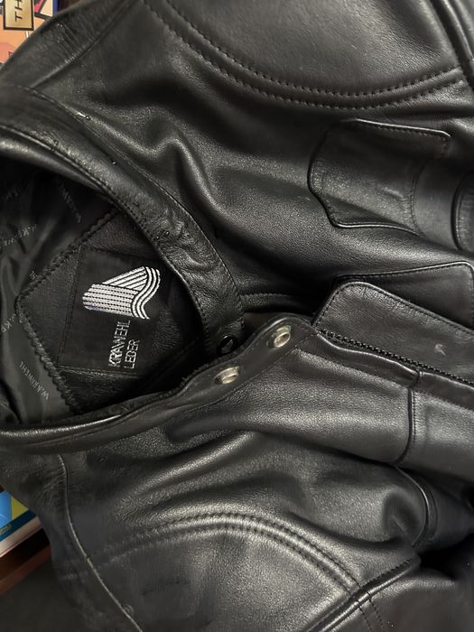 Casaco motard pele Alemao com protecao ombros cotovelos e costas
