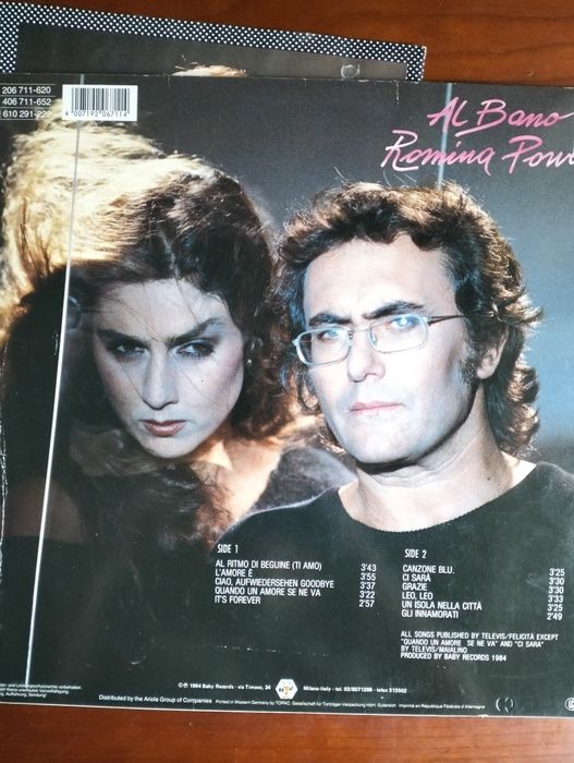 Disco de vinil LP Al Bano & Romina Power