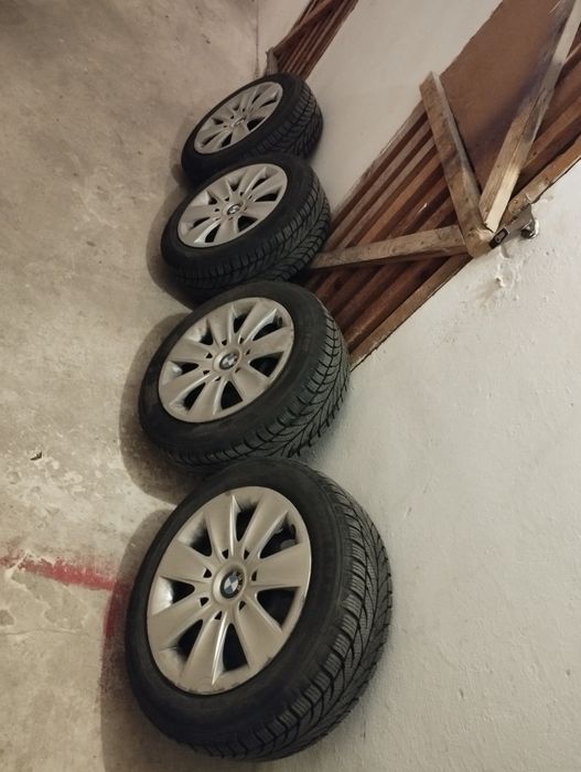 Koła stalowe z oponami zimowymi do BMW 205/55/16