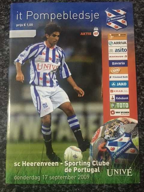 Liga Europa - Heerenveen vs Sporting - Programa Oficial - 2009/2010