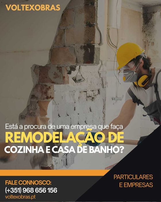 Remodelação Geral de Apartamentos, Cozinha, Casa de Banho e Pladur