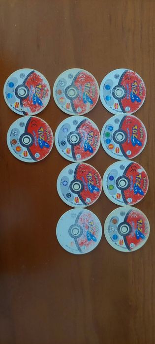 tazos pokémon - vários - 0,40€ - 1€